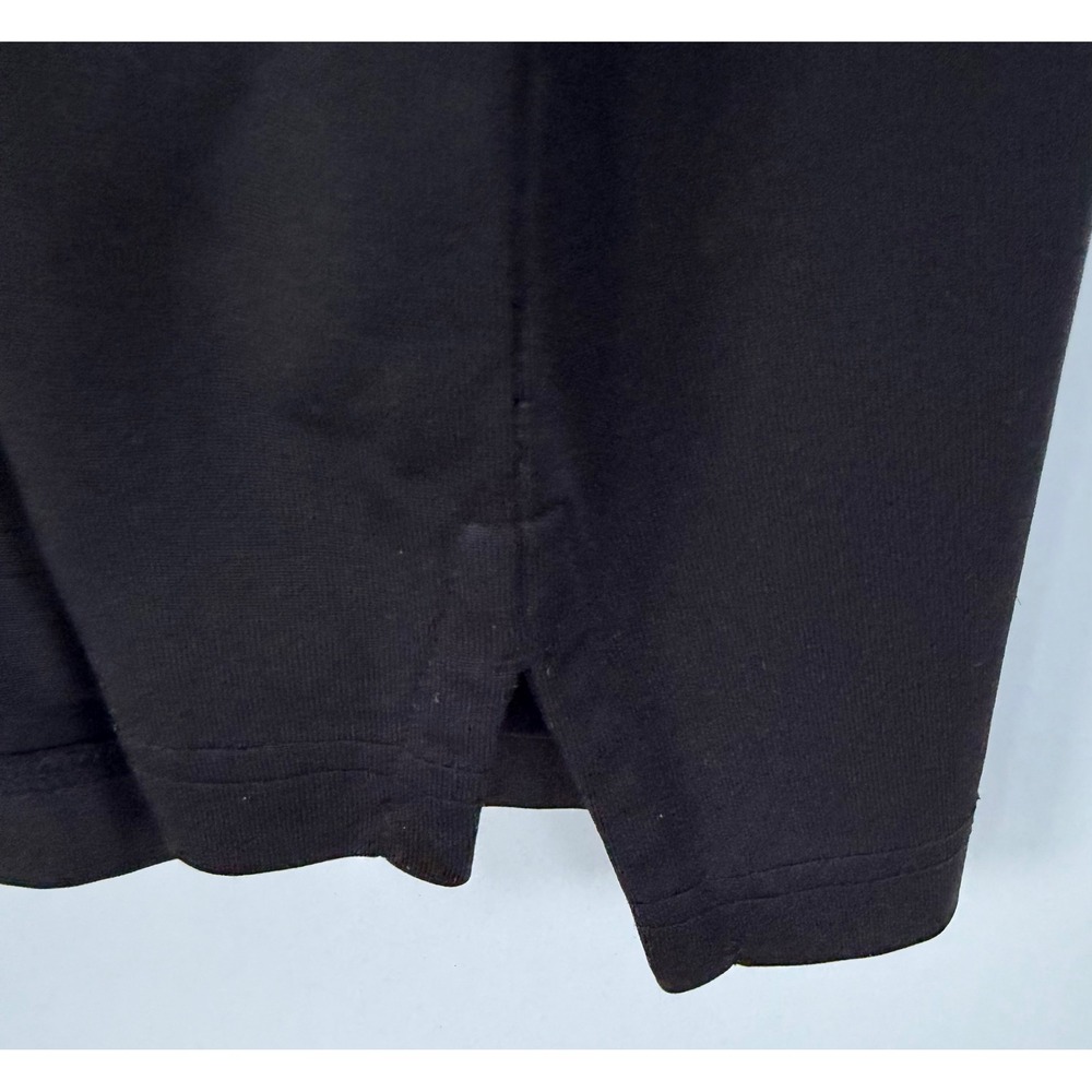 F&G Men XL Black Wicking Polyester Polo Shirt Rooster Logo Short Sleeve Golf Tee - Picture 5 of 9
